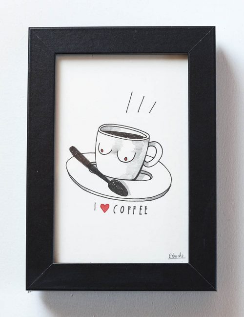 „I love coffee“
